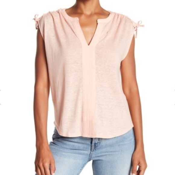 Lucky Brand Tops - SALE! Lucky Brand Womens Cap Sleeve V-neck Shirt